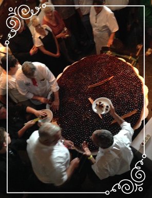La Tarte en preparation